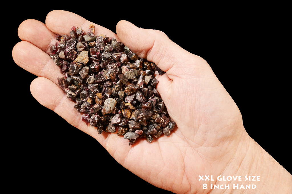 Almandine Garnet Crystals 1/4" 6 Oz Bag Root Chakra