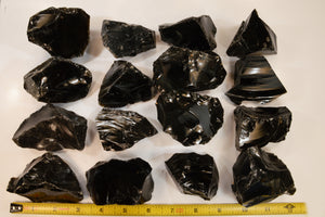 Black Obsidian 2 1/2" 4-7 Oz Root Chakra