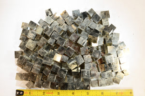 Pyrite Cube 1/2" 2 Pieces Third Eye Chakra