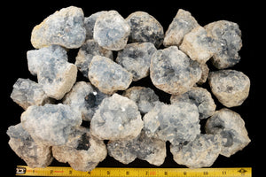 Celestite Crystal Clusters 2 1/2" 7-10 Oz Throat Chakra - Kidz Rocks