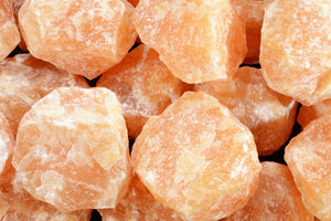 Orange Calcite 4 1/2" 2 Lb UNTREATED Sacral Chakra - Kidz Rocks
