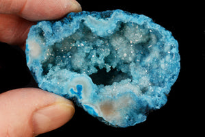 Oco Agate Geode Teal 2 1/2" Throat Chakra - Kidz Rocks