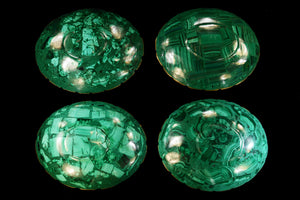 Malachite Dish Oval 6" x 4 1/2" Heart Chakra - Kidz Rocks