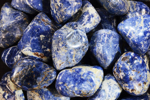 Blue Sodalite 3" 6-10 Oz Throat Chakra - Kidz Rocks