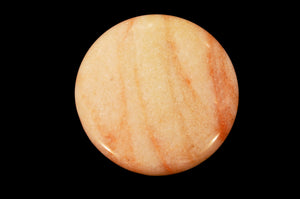 Orange Aventurine Palm Stone 2 1/2" Sacral Chakra