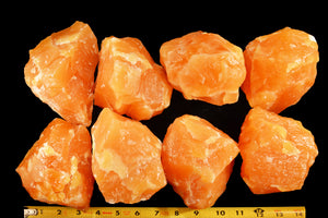 Orange Calcite Crystal 4 1/2" 2 Lb Sacral Chakra