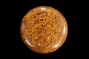 Calligraphy Jasper Palm Stone 2 1/2" Sacral Chakra