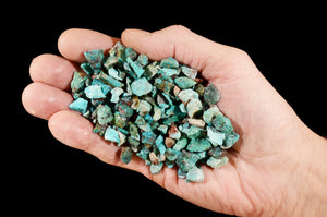 Chrysocolla 3/8" 6 Oz Bag Throat Chakra