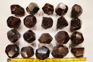 Garnet Faceted Crystals 2" 4-7 Oz Root Chakra