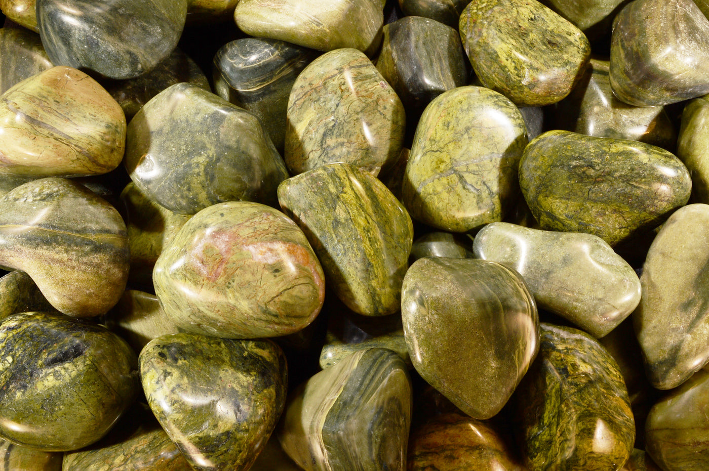 Green Jasper 2 1/4 3-5 Oz Heart Chakra