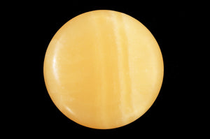 Orange Calcite Palm Stone 2 1/2" Sacral Chakra