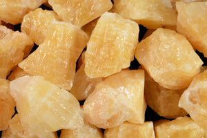 Pineapple Calcite 2 1/2" 5-7 Oz Solar Plexus Chakra