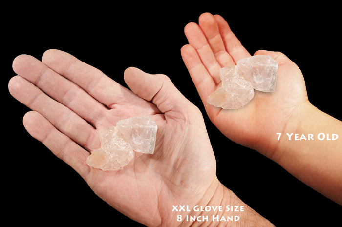 Clear Quartz Crystal 1 1/2" 2 Pieces All Chakra Healing Crystal