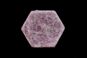 Ruby Hexagon 1 1/2" 2-3 Oz Heart Chakra