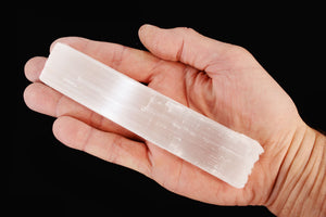 Selenite Crystal Log 6" 3-5 Oz Crown Chakra