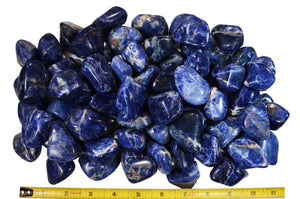 Blue Sodalite 1 1/2" Throat Chakra
