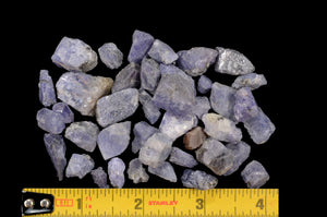 Tanzanite 1/2" 3 Ounce Bag Rough Precious Gemstone