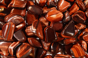 Red Tigers Eye 1 1/4" 2 Pieces Tumbled Sacral Chakra