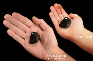 Black Tourmaline 3/4" 2 Pieces Tumbled Polished