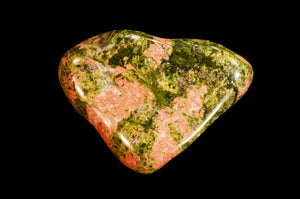 Unakite Crystal 1 1/2" Heart Chakra