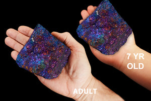 Chalcopyrite 4" to 5" 2 Lb to 3 Lb Crown Chakra - Kidz Rocks