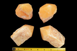 Orange Calcite Polished Top 4" 14-16 Oz Sacral Chakra - Kidz Rocks