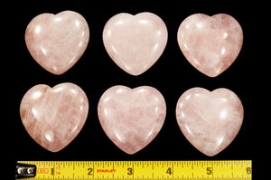 Rose Quartz Heart 1 1/2" Heart Chakra - Kidz Rocks