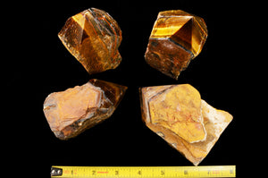 Tigers Eye Polished Top 4" 14-16 Oz Solar Plexus Chakra - Kidz Rocks