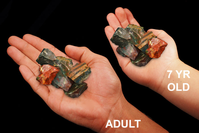 Fancy Jasper 1" Set of 6 Root Chakra