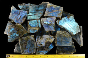 Labradorite Slice 2" Blue All Chakras - Kidz Rocks