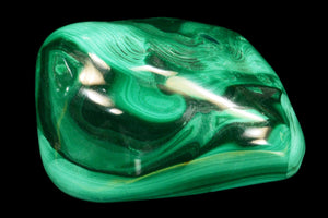 Birds Eye Malachite 1 1/2" Heart Chakra - Kidz Rocks