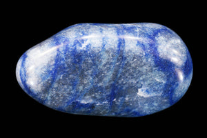 Blue Quartz 2" 3-5 Oz Throat Chakra - Kidz Rocks