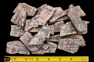 Hot Pink Rhodonite Slice 2" Heart Chakra - Kidz Rocks