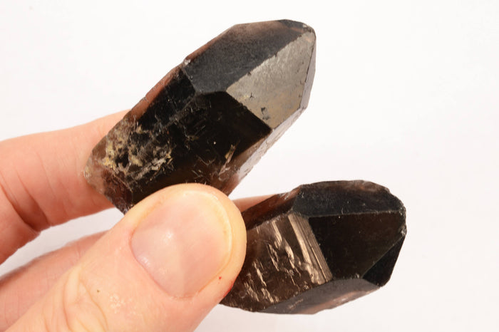 Smoky Quartz 1 1/2" Set of 2 Root Chakra