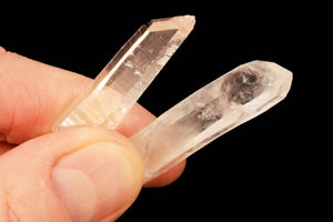 Quartz Crystal 1 1/2" Set of 2 Points All Chakras #1 - Kidz Rocks