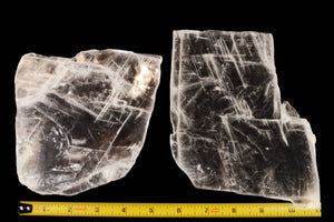 Clear Selenite Slab 4"-6" 8-12 Oz Charging Plate Crown Chakra - Kidz Rocks