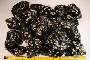 Snowflake Obsidian 2" 3-6 Oz Root Chakra - Kidz Rocks