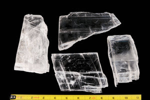 Clear Selenite Slab 4"-6" 8-12 Oz Charging Plate Crown Chakra - Kidz Rocks