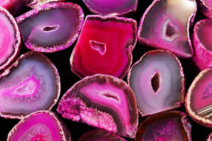 Agate Geode Pink 2 1/2" 6-8 Oz Heart Chakra - Kidz Rocks