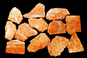 Orange Calcite Slice 3" 5-6 Oz Slab Sacral Chakra - Kidz Rocks