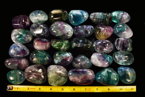 Rainbow Fluorite 1 1/2" Chakra Crystal - Kidz Rocks