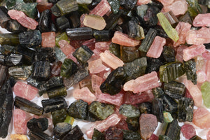 Pink & Green Tourmaline 2 Oz Bag AAA Grade Heart Chakra - Kidz Rocks