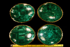 Malachite Dish Oval 6" x 4 1/2" Heart Chakra - Kidz Rocks