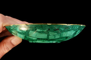 Malachite Dish Oval 6" x 4 1/2" Heart Chakra - Kidz Rocks