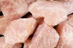 Rose Quartz Crystal 4"-5" 1 1/2 - 2 Lb Heart Chakra - Kidz Rocks