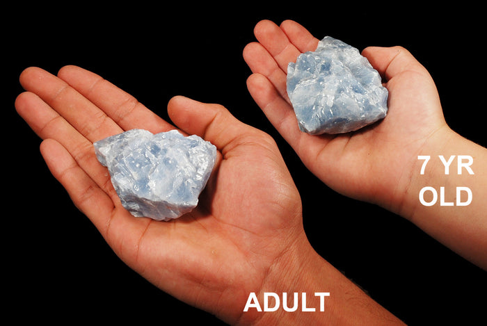Blue Calcite 2 1/2" 4-7 Oz Throat Chakra
