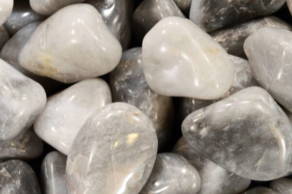 GRAY AGATE 2" 2-3 Oz Large Tumbled Stone Polished Rock Mineral Root Chakra Crystal Natural Mineral Specimen Reiki - Image 2