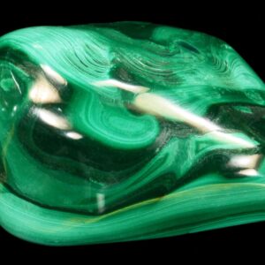 BIRDS EYE MALACHITE 1 1/4" A Grade Extra Large Tumbled Stone Polished Rock Mineral Heart Chakra Crystal Stone Reiki Specimen