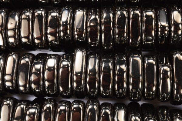 BLACK MAGNETIC HEMATITE 1 1/2" Flat Large Polished Rock Mineral Root Chakra Crystal Stone Natural Raw Specimen Reiki - Image 2