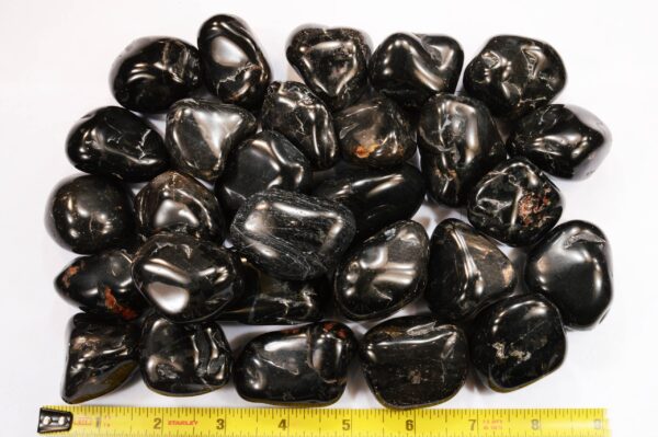 BLACK ONYX 1 3/4" 2-4 Oz Large Tumbled Stone Polished Rock Mineral Root Chakra Healing Crystal Natural Mineral Specimen Reiki - Image 3